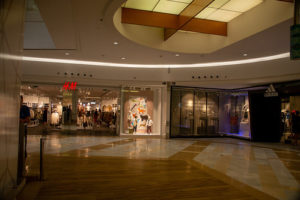 HM and Adidas Stores in Mall