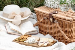 Picnic with Basket and Food
